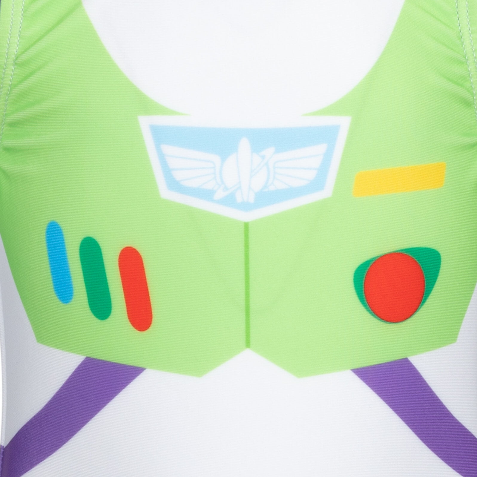 Disney Pixar Toy Story Buzz Lightyear Toddler Girls One-Piece Bathing Suit Green 2T