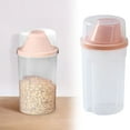 thumbnail image 2 of Airtight Food Storage Container with Measuring Cup and Funnel Lid, Dry Food Dispenser for Kitchen Pantry, Pet Food, Rice, Grains, and Cereal Organization, 2 of 4