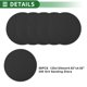 thumbnail image 5 of Hojas de lijado de gancho y lazo Unique Bargains 125x125mm negras 240 grano para un lijado y pulido eficiente en la fabricación y reparación de automóviles y trabajos en madera, 5 of 7