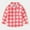 07Red, variant on Hicidod Toddler Shirts Long Sleeve Button Down Plaid Shirt Fashion Casual Lapel Tops for Kids Boys Girls Clothes