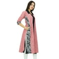 thumbnail image 1 of Bimba Kurti à Col en Rayonne Imprimée pour Femmes, Kurta Tunique de Designer pour Dames, 1 of 2