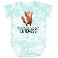 thumbnail image 3 of Inktastic Beware of My Cuteness Cute Red Panda Boys or Girls Baby Bodysuit, 3 of 5