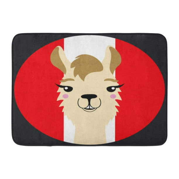 Kdagr Red Llama Funny Lama Peru Flag Face Alpaca America Cartoon Doormat Floor Rug Bath Mat 23 6x15 7 Inch Walmart Com Walmart Com Kdagr Red Llama Funny Lama Peru Flag Face Alpaca America Cartoon Doormat Floor Rug Bath Mat 23 6x15 7 Inch Walmart Com Walmart Com