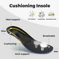 thumbnail image 5 of FitVille Extra Wide Diabetic Shoes for Men Adjustable Walking Shoes for Elderly Diabetic Plantar Fasciitis Swollen Foot, 5 of 6