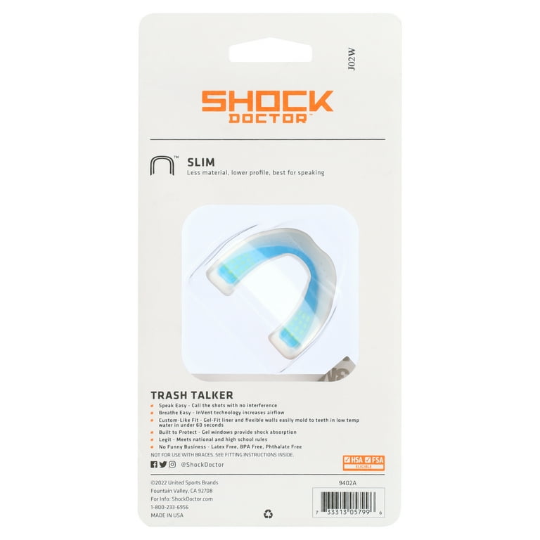 Protège-dents simple, Thermoformable - Gel Max SDM-1, Shock Doctor - DragonSport