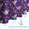 thumbnail image 6 of Purple Fairy Unicorn Pattern Shower Curtain 72"x84" ,Bathroom Decorative Shower Curtains Set with 12 Hooks,Modern Waterproof Washable Shower Curtain, 6 of 6