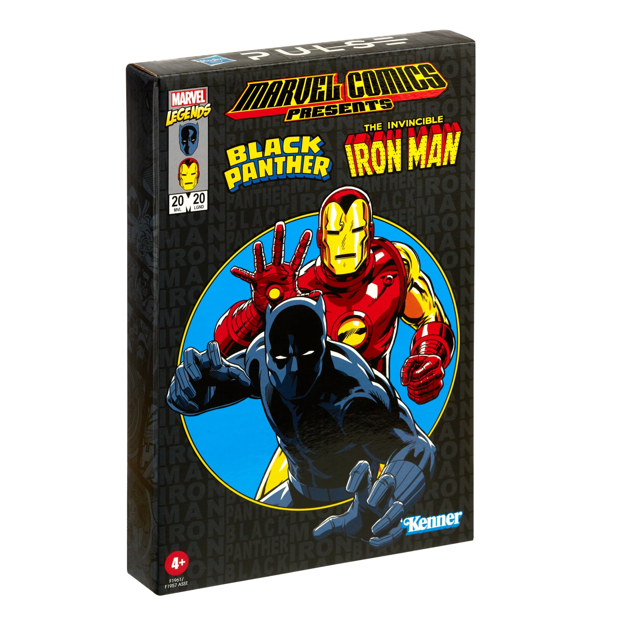 Hasbro Marvel Legends RETRO 3.75 Series 3.75-inch Iron Man & Black Panther Action Figure