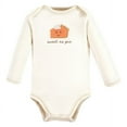 thumbnail image 7 of Touched by Nature Organic Cotton Long-Sleeve Bodysuits, Fall Food, 3-6 Months, 7 of 7