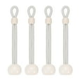 thumbnail image 1 of Uxcell 4 Pcs Blinds Bungee Tie Downs 3.7 Inch for Roller Blinds Shades Beige, 1 of 6