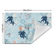 thumbnail image 3 of XMXT 6 Pcs Woven Placemats, Floral Kimono Print Stain Resistant Anti-Skid Placemat for Kitchen Table, 12 x 18 inches, 3 of 6