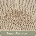 thumbnail image 4 of Homore Bathroom Rugs Sets, Luxury Bath Mat Set Anti-Slip Chenille Bath Rug and U-Shaped Toilet Mat Camel, 4 of 8