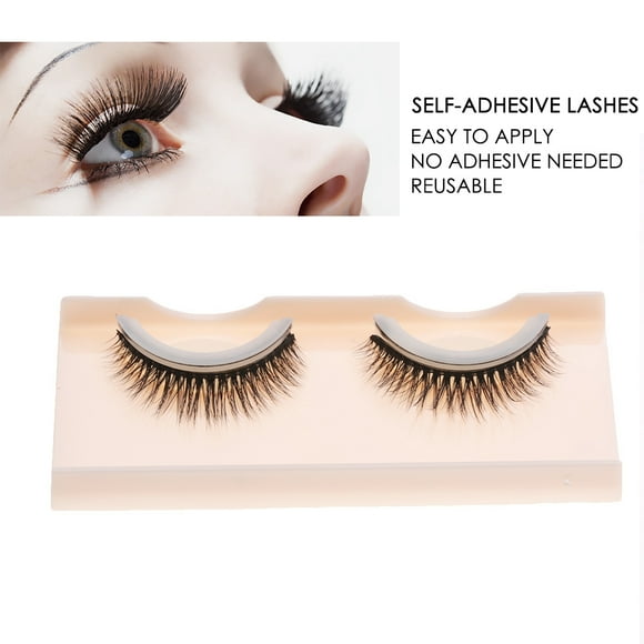 Pestañas Autoadhesivas Profesionales 3D, Sen Estimulación, Extensión de Pestañas Postizas para ojos Brillantes, Aspecto Atractivo