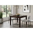 thumbnail image 6 of CARTESIAN Gothic Square Dining Table, Solid Rubberwood, Mahogany Finish, 36x36x30 Inch, Modern Farmhouse Style, Compact for Small Spaces, 6 of 7