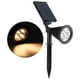 thumbnail image 5 of Focos solares para césped, foco solar impermeable, 4 LED, luz solar para jardín, luz solar para paisaje, diseño elevado, 5 of 8