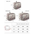 thumbnail image 2 of Colorful Flowers Toaster Cover 2 Slice, Small Kitchen Appliance Covers, Rustic Watercolor Botanical Floral Herbs Toaster Oven Cover with Loop, Bread Machine Cover Polyester Dust Cover Protection, 2 of 4