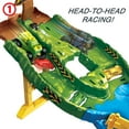 thumbnail image 4 of Hot Wheels Monster Trucks Wreckin' Raceway Playset with 2 Toy Trucks Bigfoot & Gunkster, 4 of 7