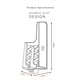 thumbnail image 3 of Soporte de Pared para Teléfono Móvil y Tableta con Ranura para Dos Tarjetas - Soporte para Teléfono Móvil Que Ahorra Espacio, 3 of 5