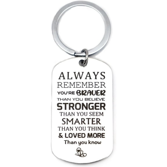 Inspirational Stocking Stuffers for Boys Girls Christmas Gifts for Kids Birthday Valentine Gifts Keychain for Women Men 2025 Graduation Gifts for Him Her Friends