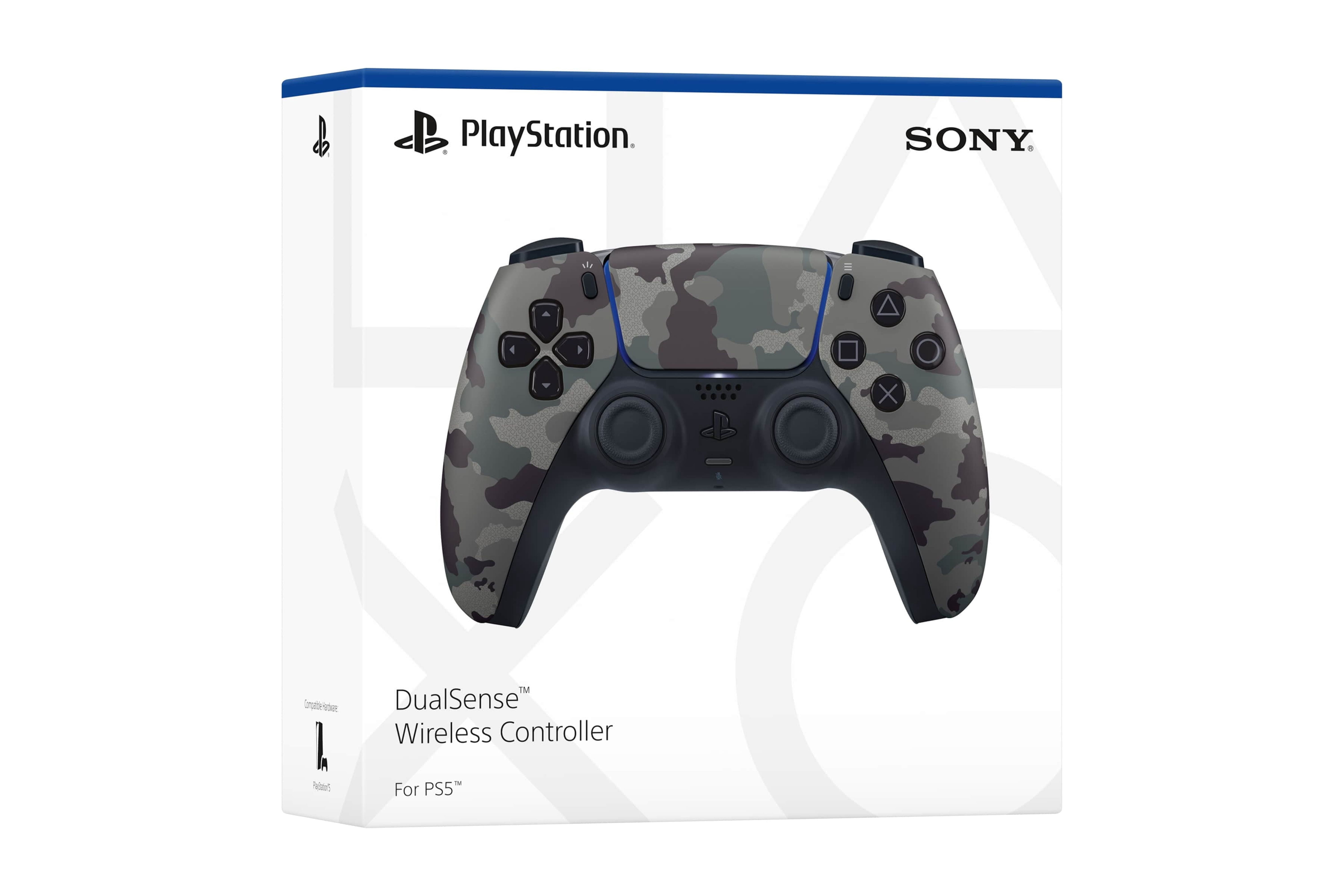 Sony PS5 DualSense Wireless Controller - Grey Camouflage