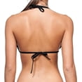 thumbnail image 2 of Gary Majdell Sport Women's New String Bra Swimsuit Top Black Medium, 2 of 3