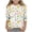 Multicolor Womens Easter Shirts #2, variant on 3/4 Sleeve Easter Shirts for Teen 3-13Y Crewneck Holiday Tops Vacation Shirt Cute Bunny Eggs Graphic Basic Tees Multicolor 10-11Years