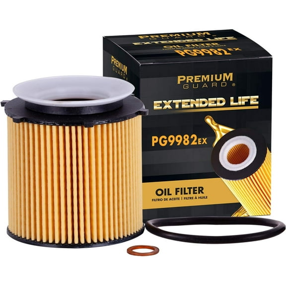 Premium Guard Extended Life Oil Filter up to 10k Miles PG9982EX | Fits 2012 BMW 328i, 2012-2013 X1, 2012 528i, 528i xDrive, Z4