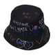 thumbnail image 1 of Guardurnaity Sombrero de cubo de Hip Hop estilo Graffiti personalizado para sombrero de pescador Unisex sombrero de pescador gorra de Hip Hop Sombreros Negro s, 1 of 6