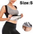 thumbnail image 1 of Chaleco de sudor para mujer, control de barriga, chaleco de sauna para mujer, chaleco de compresión adelgazante para abdomen, fitness, sudoración, 1 of 8