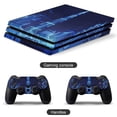 thumbnail image 2 of Decal Skin for PS4 Slim / PS4 Pro / PS4, Whole Body Vinyl Sticker Cover for Playstation 4 Console and Controller (Dubai Hologram), 2 of 5