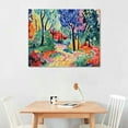 thumbnail image 2 of Nawypu  - Henri Matisse Landscape at Collioure Canvas Prints Wall Art Modern Art Expressionism Painting Picture on Canvas Abstract Artwork for Home Decorations and Gifts 20x16 inch, 2 of 4