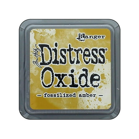 UPC: 0789541055983 | Tim Holtz Distress Oxide Ink Pads: Fossilized Amber Yellow