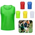 thumbnail image 3 of PASILI Football Volleyball Jerseys Football Vest Jerseys Loose Polyester Practice Vest Sports Training Bibs Football Vest, 3 of 7