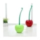 thumbnail image 2 of Toilet Brush Toilet Holder Lovely Cherry Shape Lavatory Brush Toilet Brush Holder Set A, 2 of 5