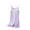 Purple, variant on Women's 100% Cotton Lace Nightgown Sleeveless Sleep Dress Victorian Sleepshirt Button Strap Gown Yellow 3XL