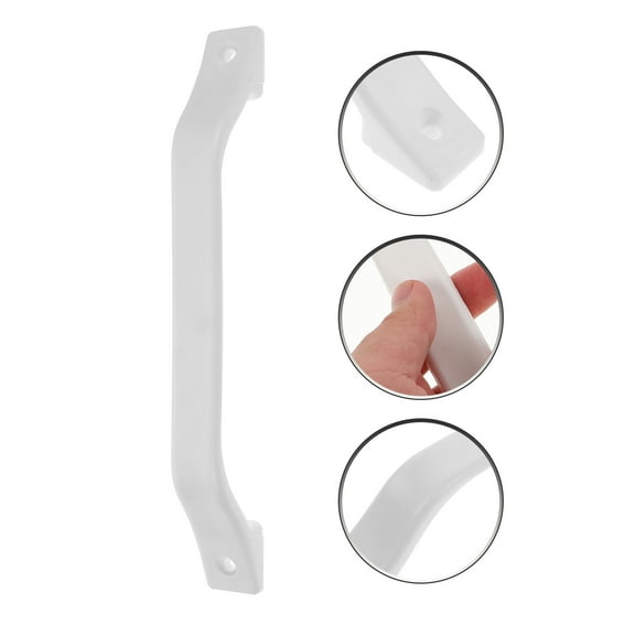 Amosfun 1Set Trailer Screen Door Handle Plastic Grab Bar for Home and