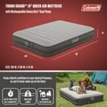 thumbnail image 3 of Coleman AlwayzAire Tough Guard Air Mattress Queen 14" with Rechargeable Dual Pump, 3 of 17