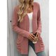 thumbnail image 2 of Cárdigan holgado informal para mujer, suéter de punto de gran tamaño, ropa de punto Vintage, moda de otoño e invierno, 2024, 2 of 3