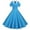 Sky Blue, variant on Homenesgenics Plus Size Dresses Women's 1950s Retro Dress Short Sleeve Vintage Dress Womens Clothes under $8