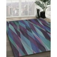 thumbnail image 2 of Ahgly Company Indoor Rectangle Patterned Dark Slate Blue Novelty Area Rugs, 6' x 9', 2 of 6