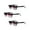 Black/Black, variant on "The Summerville" 3 Pair of Full Reading Sunglasses (non bifocal) - Outdoor Sun Readers