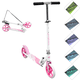 thumbnail image 1 of Scooter para Niños Altura Ajustable Ruedas de Goma Freno Trasero Plegable con Correa Apto a partir de 115 cm Soporta hasta 50 kg - Rosa, 1 of 5