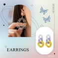 thumbnail image 3 of Sonducket 2 piezas pendiente de niña joyería de oreja de moda geometría círculo Irregular pendientes de gota colgantes vestido de fiesta Ropa, zapatos y accesorios Miscelánea tipo 6, 3 of 6