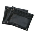 thumbnail image 2 of Hexang Pencil Pouch 2 Pack 3 Holes Zipper Pencil Pouches In Assorted Colors Sturdy And Cloth Pencil Holder With Clear Window For School College Supplies, 2 of 4