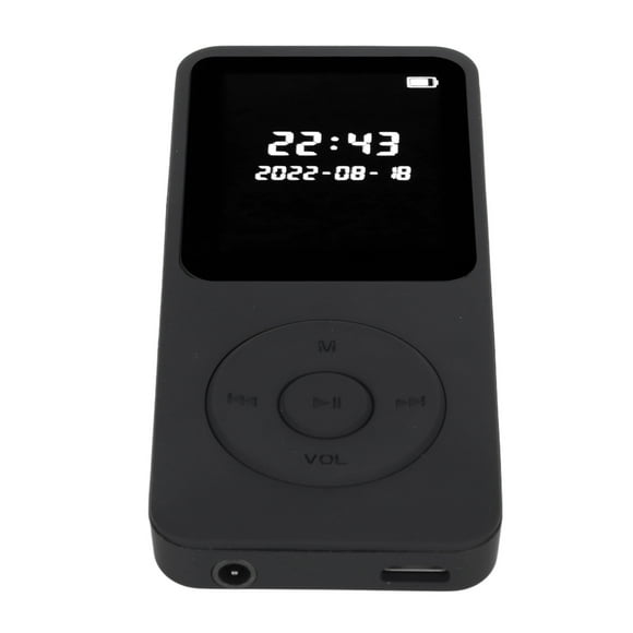 Lecteur MP3 avec, Lecteur de Musique avec Écran 1,77 Pouces, Prend en Charge TXT, FM Eadio, Enregistrement, Extensible jusqu'à 128 Go, pour Étudiants Course Marche