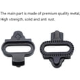 thumbnail image 2 of Pedales SPD Tacos para pedales de bicicleta Ciclismo SPD MTB Pedal SPD Toe Clips para zapatos de bicicleta de montaña - Negro JFHHH pequeña, 2 of 5