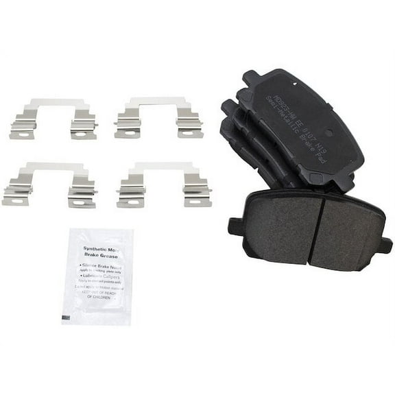 Front Brake Pad Set - Compatible with 2003 - 2008 Toyota Corolla 2004 2005 2006 2007