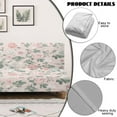 thumbnail image 4 of Jiueut Vintage Peony Flower Pattern Armless Sofa Cover, Washable Couch Cover Stain Resistant Furniture Protector for Foldable Futon Sofa Bed without Armrests, 4 of 7