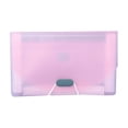 thumbnail image 2 of Expanding File Folder (7.09x4.33in) - 7-Pocket Desktop Accordion Organizer for A6 Paper, Portable Document Storage with Expandable Cover Colorful Tabs （Pink）, 2 of 9