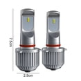 thumbnail image 1 of Bombillas De Luz Antiniebla Led Foco 6000K 12000LM 80W 10-32V 50000h Vida útil (9006 HB4) Ndcxsfigh Accesorios para autos y motos, 1 of 8
