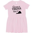 thumbnail image 3 of Inktastic Someone in Virginia Loves Me Girls Toddler Dress, 3 of 5